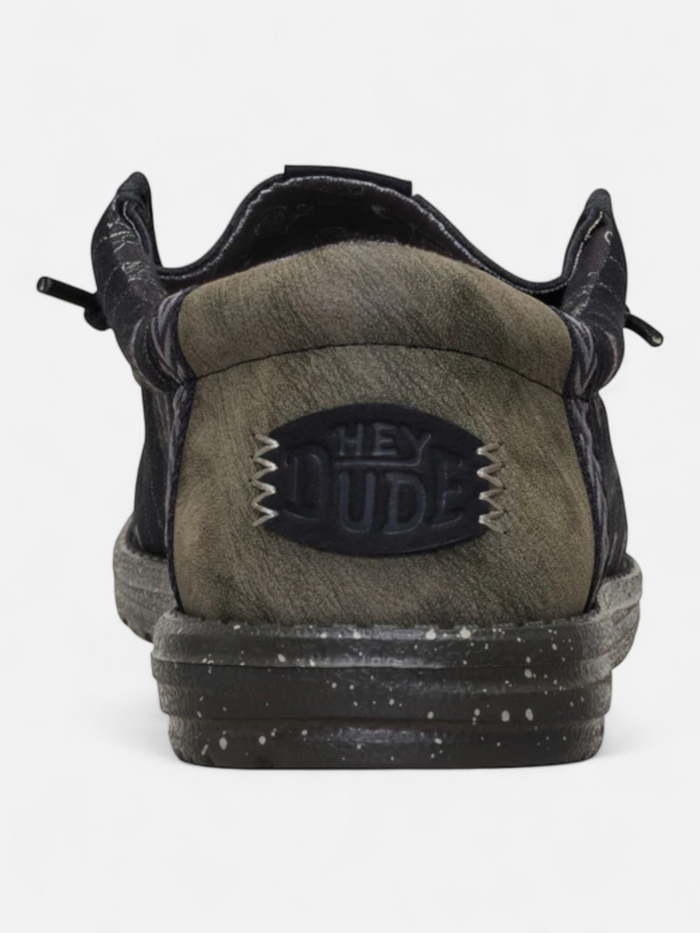 Zapatos Hey Dude Wally Western Negro Print