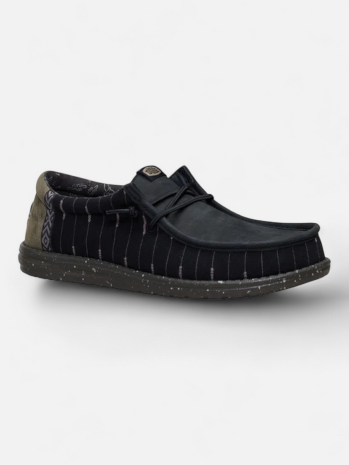 Zapatos Hey Dude Wally Western Negro Print