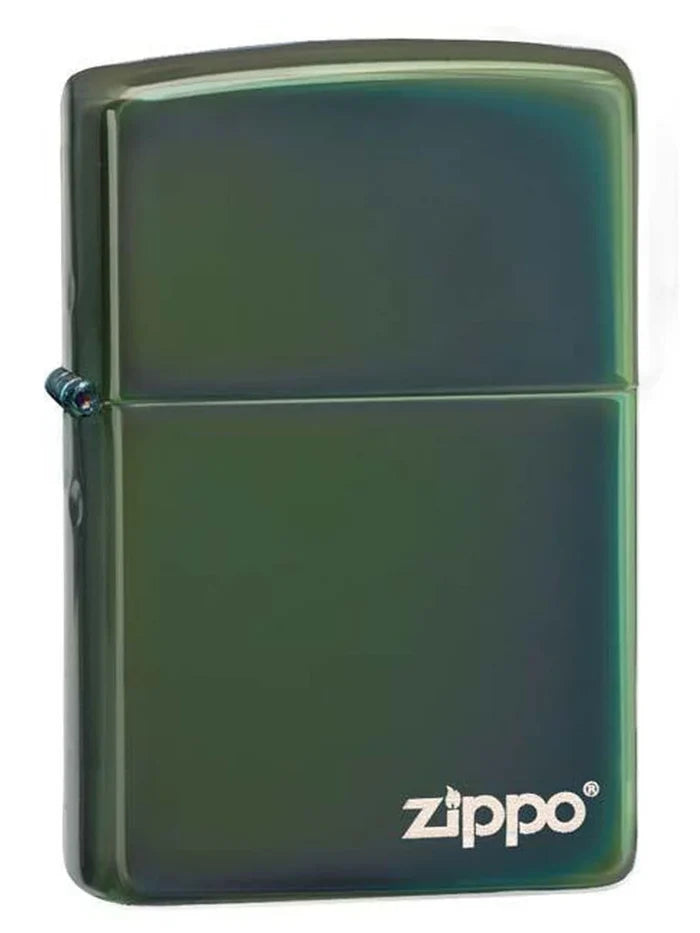 Zippo Chameleon Green with Zippo Logo - 28129ZL